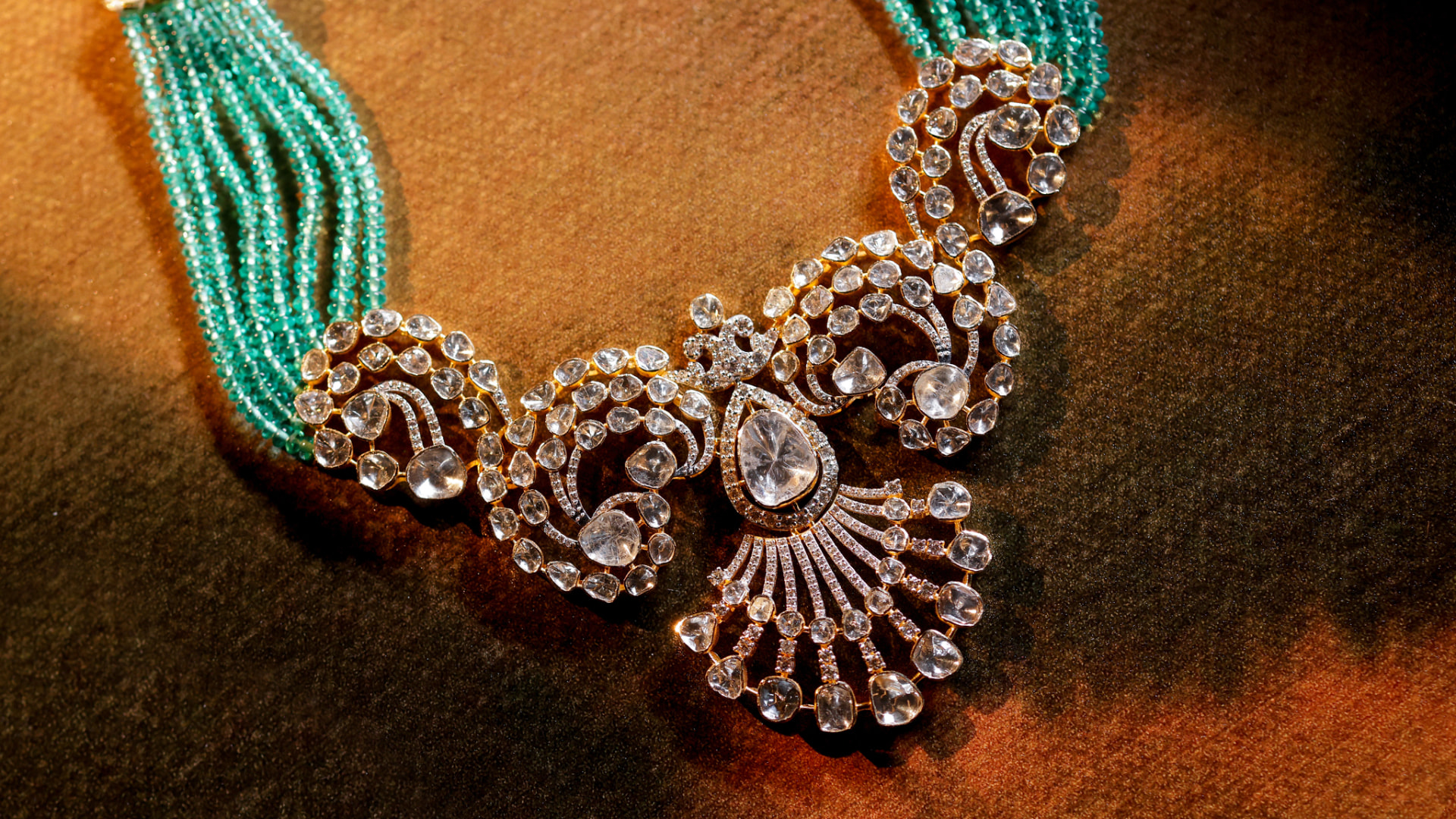 Jankidass Jewels signature emerald necklace